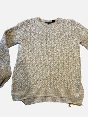 Jeanne Pierre Women's Fisherman Cable-Knit Sweater
